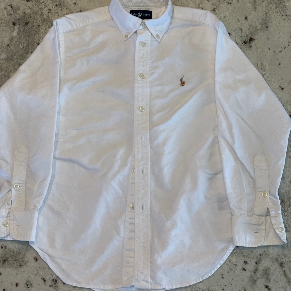 Ralph Lauren Boy’s white dress shirt.
